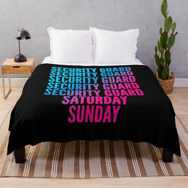 Item preview, Security guard. Saturday. Sunday. For Security guards designed and sold by SVPOD.