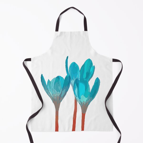Item preview, Three blue Crocus flowers designed and sold by Maria-Ilary.