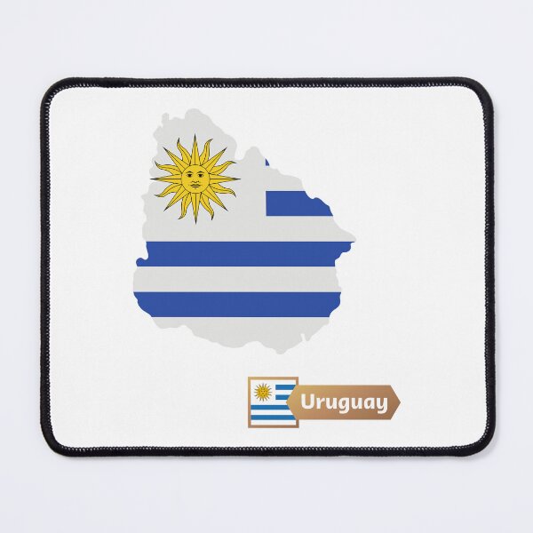 Item preview, Uruguay Map Flag designed and sold by Tienda-Vane.