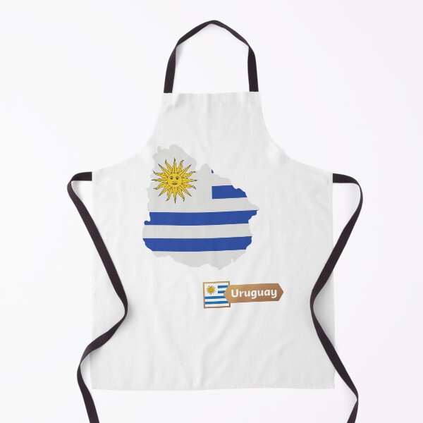 Item preview, Uruguay Map Flag designed and sold by Tienda-Vane.