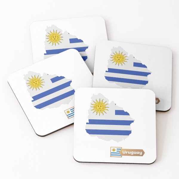 Item preview, Uruguay Map Flag designed and sold by Tienda-Vane.