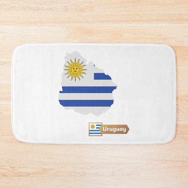 Item preview, Uruguay Map Flag designed and sold by Tienda-Vane.