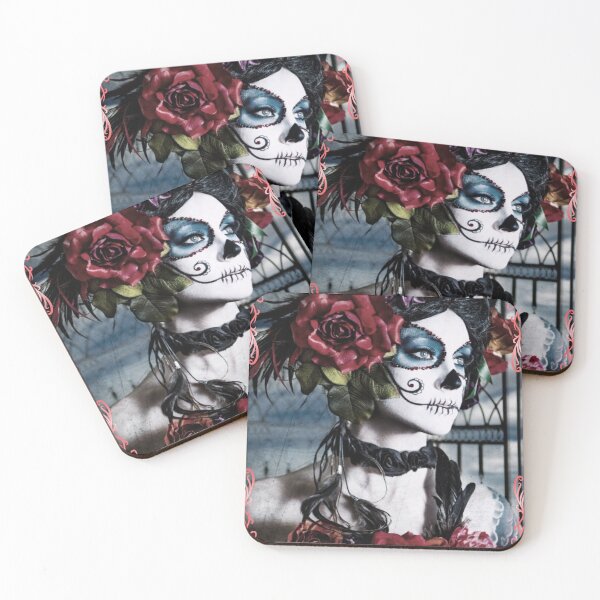 Item preview, Beauty Dance Macabre Sugar Skull Girl designed and sold by TajfunX.