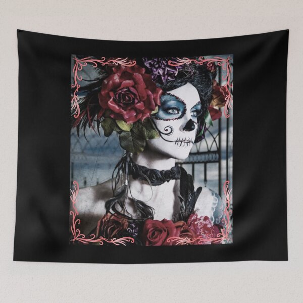 Item preview, Beauty Dance Macabre Sugar Skull Girl designed and sold by TajfunX.