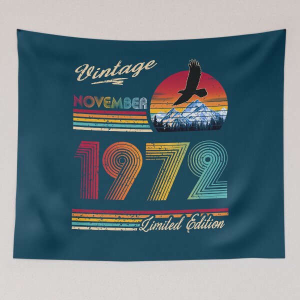 Item preview, Cumpleaños de noviembre de 1972 designed and sold by GreenSplash.
