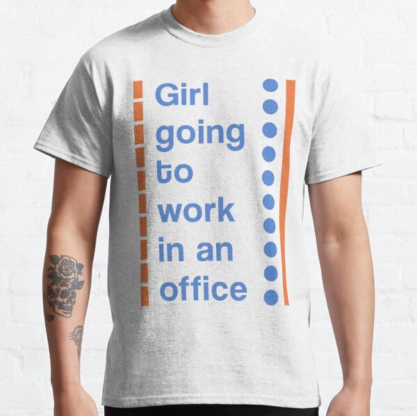 girl going to work in an office