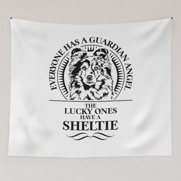 Item preview, Sheltie Guardian Angel Dog Saying designed and sold by dogarts.
