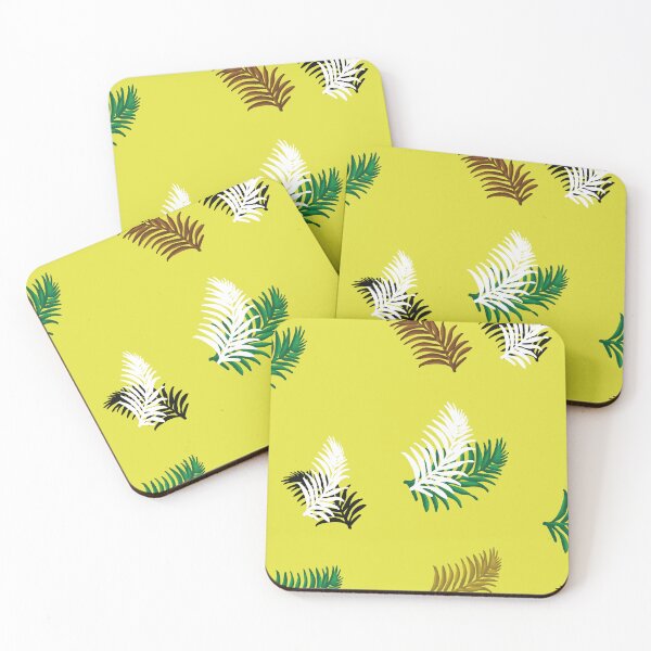 Item preview, Colorful branches on yellow background designed and sold by soryilustracion.