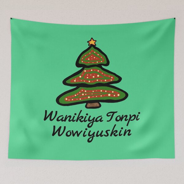 Item preview, Wanikiya Tonpi Wowiyuskin - Merry Christmas Lakota Tribe Holiday designed and sold by MagicBoutique.
