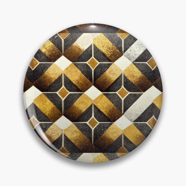 Item preview, Repeating gold monochrome pattern 3 designed and sold by Burritoless.