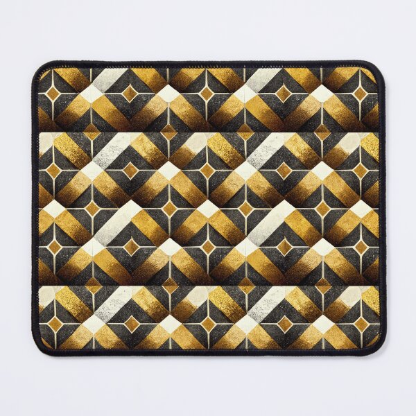 Item preview, Repeating gold monochrome pattern 3 designed and sold by Burritoless.