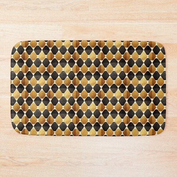 Item preview, Repeating gold monochrome pattern 4 designed and sold by Burritoless.