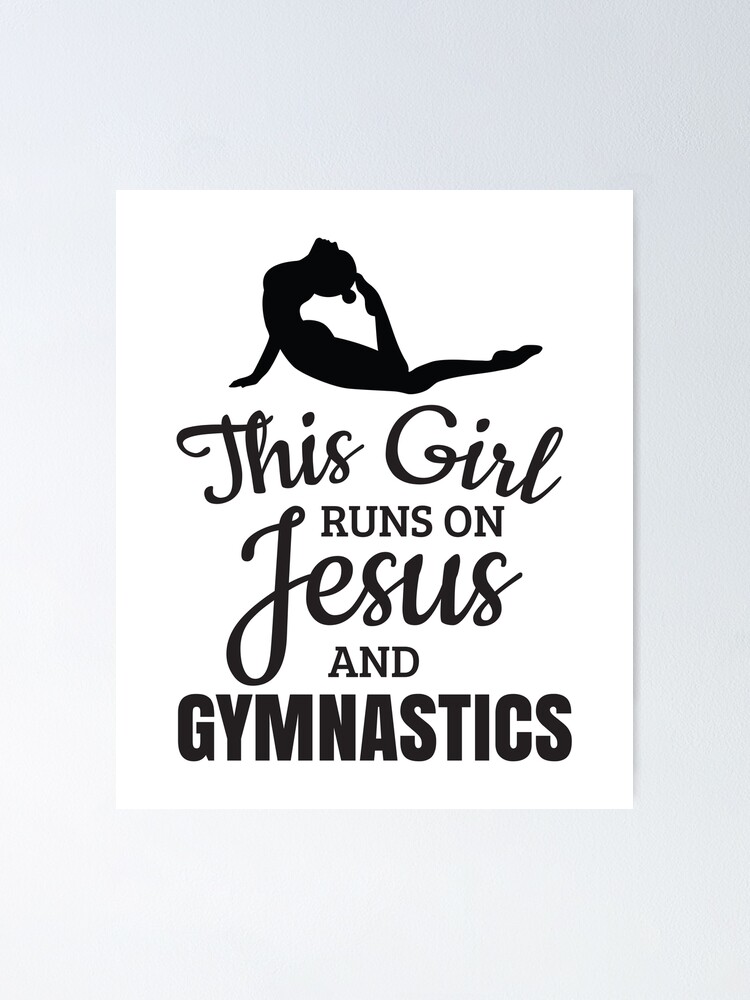 Gymnastics Shirt, Girls Gymnastics Gift, Runs On Jesus Gymnastics Shirt, Girls Gymnastics Gift, Runs On Jesus