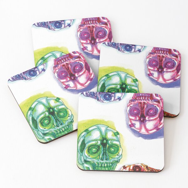 Item preview, Rainbow Punk Skulls designed and sold by DStathers-Art.