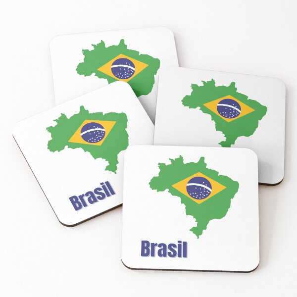 Item preview,  Brazil Map Flag designed and sold by Tienda-Vane.