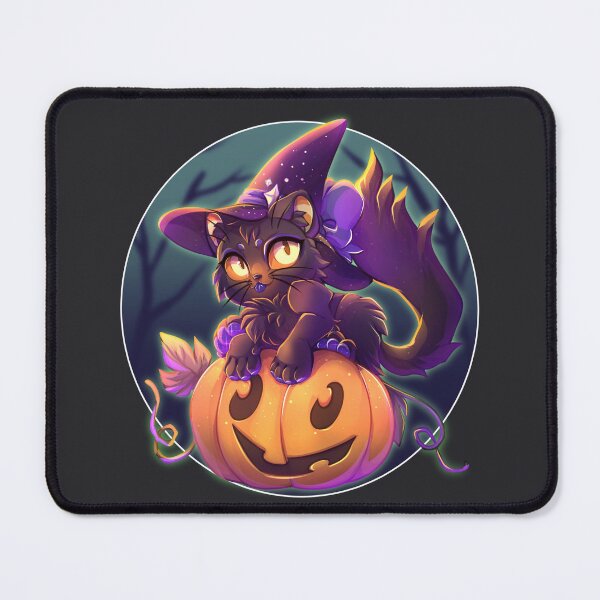 Item preview, Pumpkin Witch Cat designed and sold by NaughtySavage.
