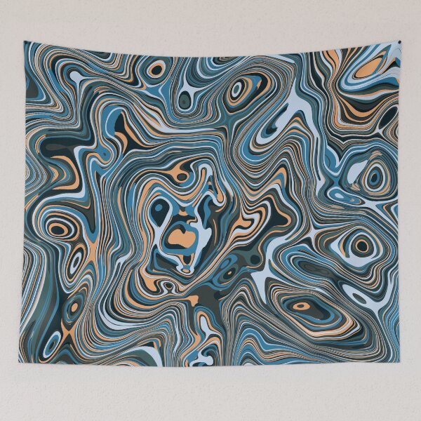 Item preview, Molten Metal Abstract Liquid Pattern designed and sold by CorvusNyx.