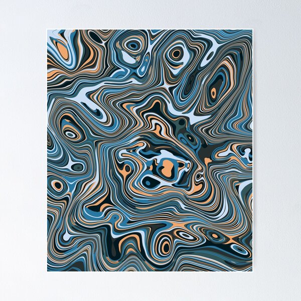 Item preview, Molten Metal Abstract Liquid Pattern designed and sold by CorvusNyx.