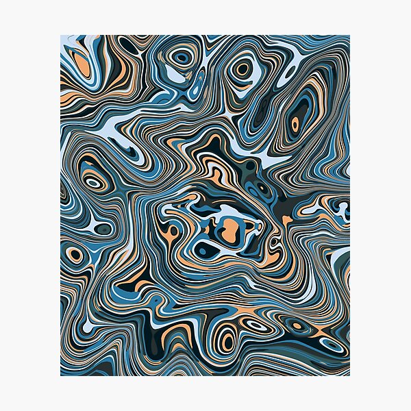 Item preview, Molten Metal Abstract Liquid Pattern designed and sold by CorvusNyx.