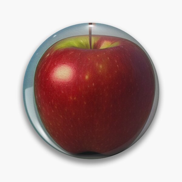 Item preview, Realistic red apple designed and sold by cr6zym1nd.