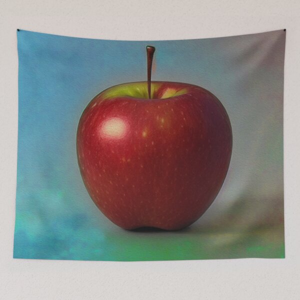 Item preview, Realistic red apple designed and sold by cr6zym1nd.