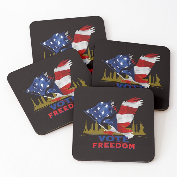 Item preview, US Flag and Eagle Vote Freedom designed and sold by Art-by-Geoff.