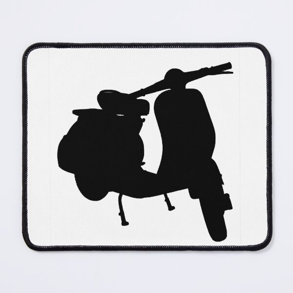 Item preview, Retro Mod Scooter Design Black designed and sold by ModSupporters.
