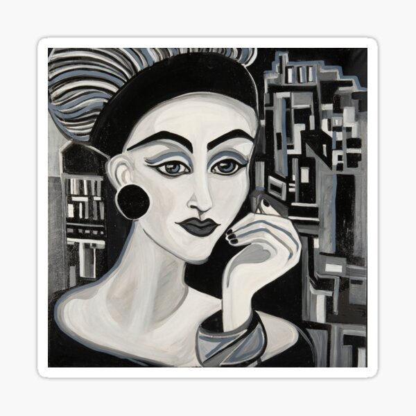 the NY jet set Sticker