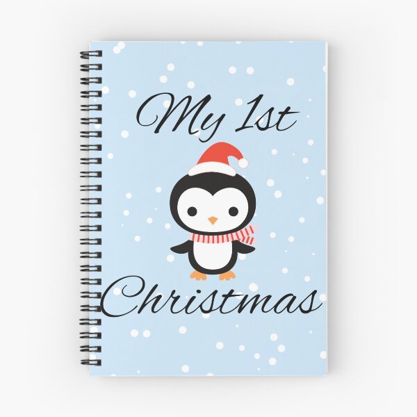 Item preview, My 1st Christmas Penguin w/ red hat designed and sold by novel-witch.