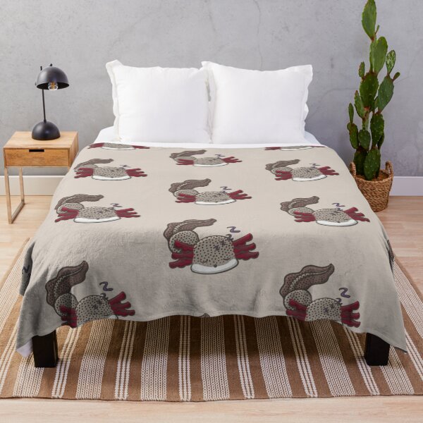 Item preview, Wild Brown Axolotl Sleeping designed and sold by NLDStudios.
