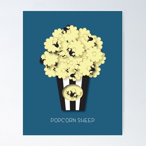 Item preview, Popcorn Sheep designed and sold by Chozie Designs.