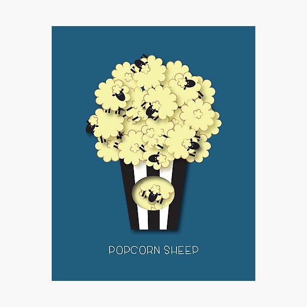 Item preview, Popcorn Sheep designed and sold by Chozie Designs.