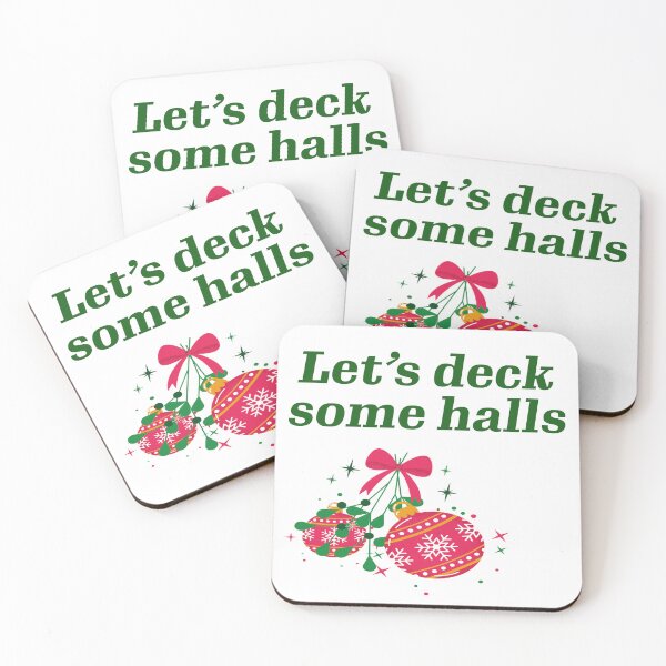 Item preview, Let’s deck some halls Christmas  designed and sold by RemieJames.