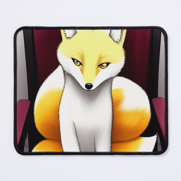 Item preview, Furry Fox Seated on Red Chair designed and sold by BAYFAIRE.