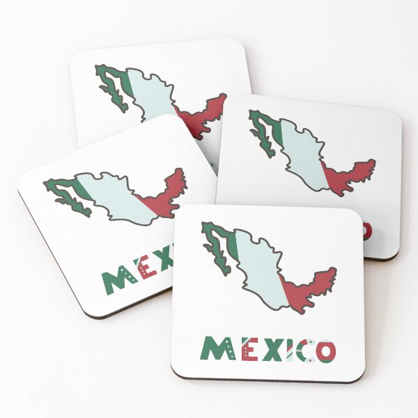 Item preview, Mexico Map Flag designed and sold by Tienda-Vane.