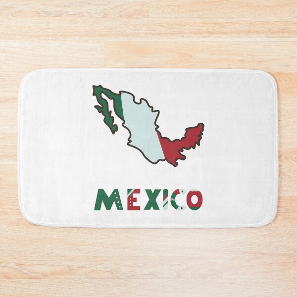 Item preview, Mexico Map Flag designed and sold by Tienda-Vane.