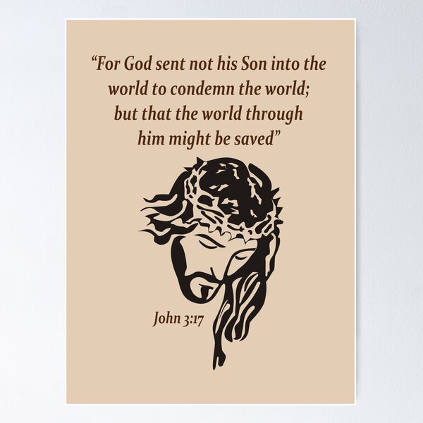 Artikel-Vorschau von Johannes 3:17, designt und verkauft von My Photo Shop.