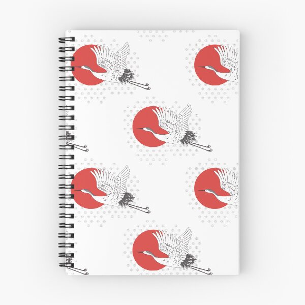Aperçu de l'œuvre Grues japonaises et design solaire créée et vendue par Cheekyleopard.