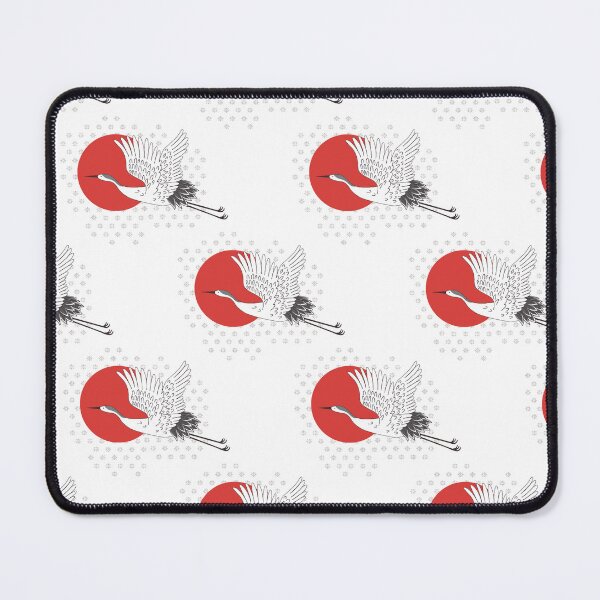 Item preview, Japanese cranes and sun design designed and sold by Cheekyleopard.