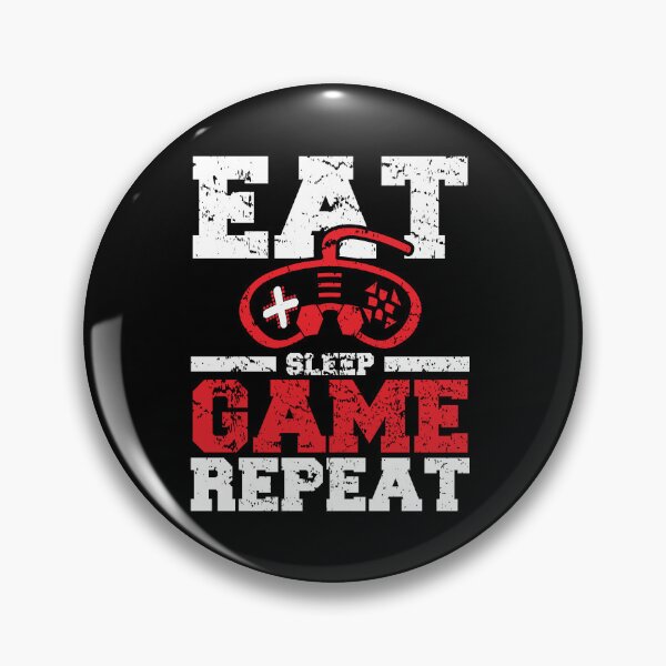 Artikelvorschau, Eat Sleep Game Repeat entworfen und verkauft von Miaramar.