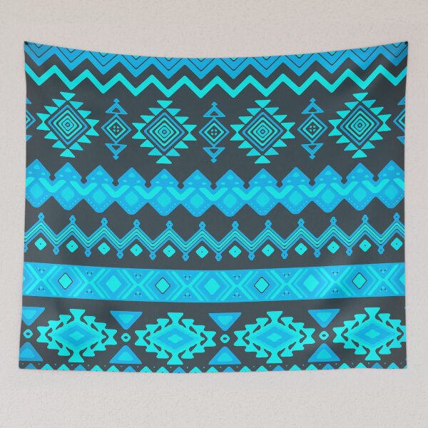 Item preview, Turquoise Aztec  designed and sold by Nora Gad.