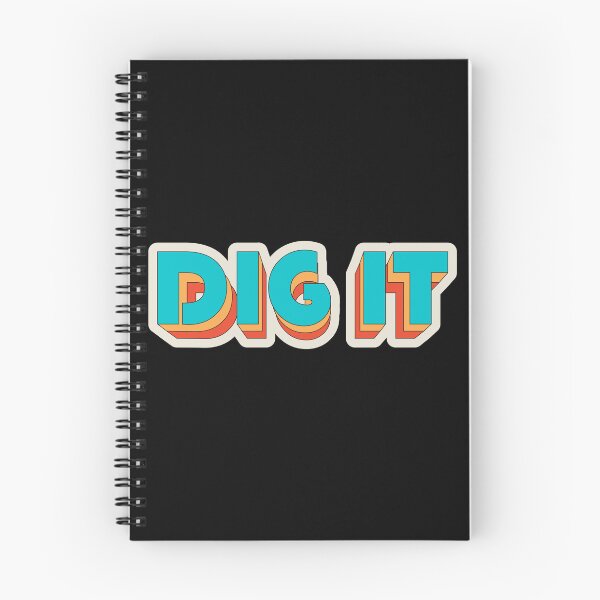 Item preview, Dig it retro vintage lettering designed and sold by Rev-Style.