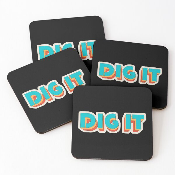 Item preview, Dig it retro vintage lettering designed and sold by Rev-Style.