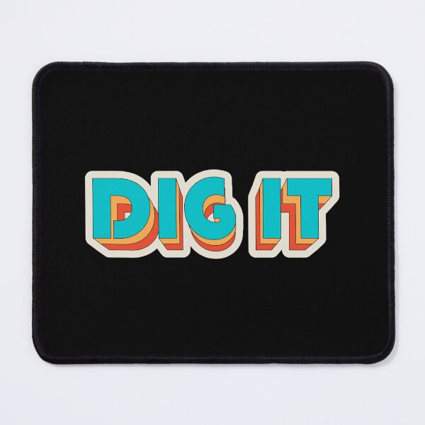 Item preview, Dig it retro vintage lettering designed and sold by Rev-Style.