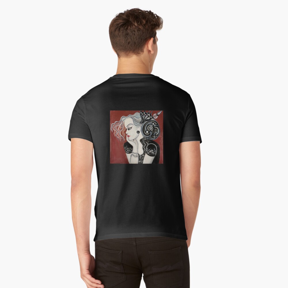 Item preview, V-Neck T-Shirt designed and sold by zigouartist.
