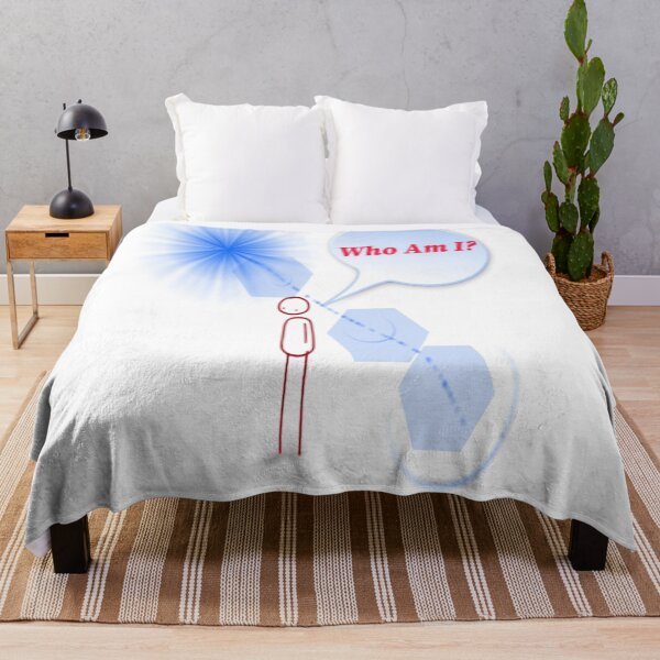 Item preview, Hand-drawn human stories in Sketching style. Man asks the age-old question "Who Am I?" designed and sold by ErisMerch.