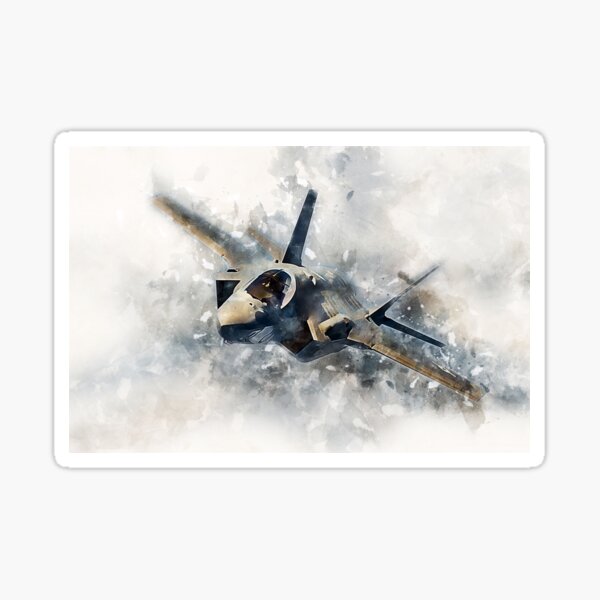 F35 Lightning II Painting Sticker
