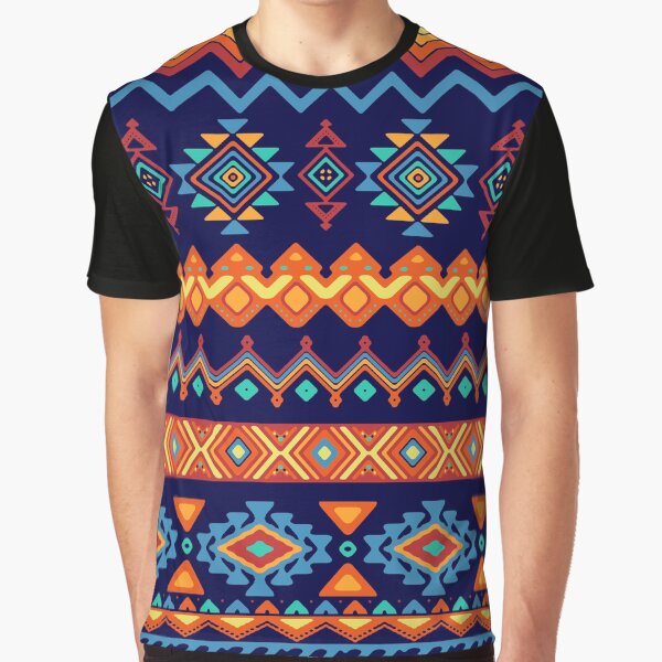 INTERESTPRINT Mens Fashion Baseball Jersey T-Shirt Vintage Ethnic Tribal Aztec INTERESTPRINT Mens Fashion Baseball Jersey T-Shirt Vintage Ethnic Tribal Aztec
