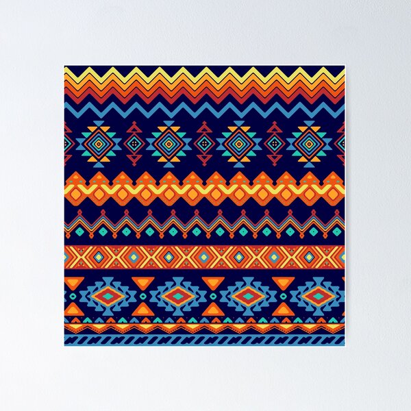 Item preview, Aztec Ethnic Pattern 1 designed and sold by Nora Gad.