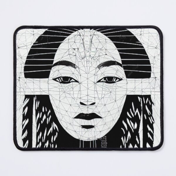 Item preview,  Sacred Geometric African Braids Dreadlocks Portrait designed and sold by LocFestNYC.